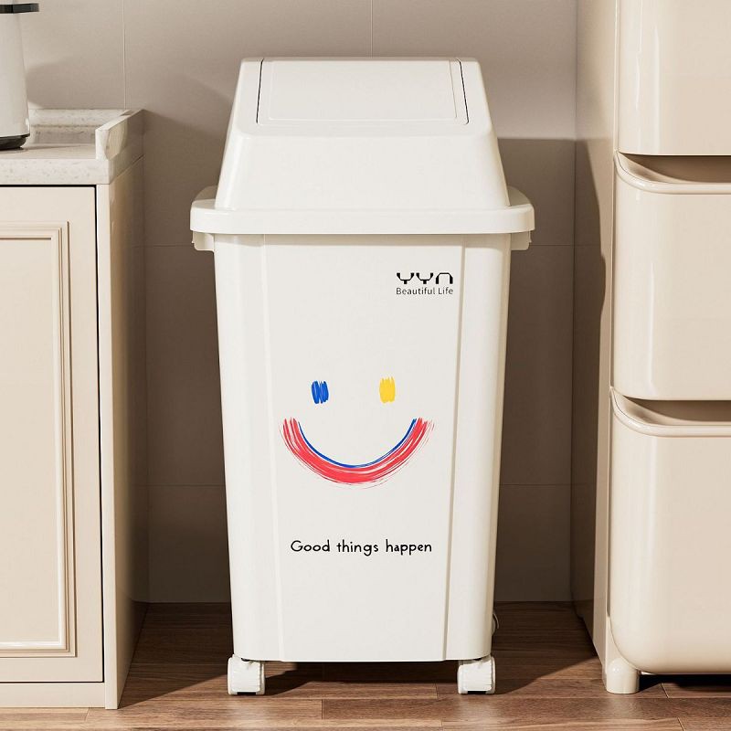 Didelė šiukšliadėžė su pasukamu dangteliu